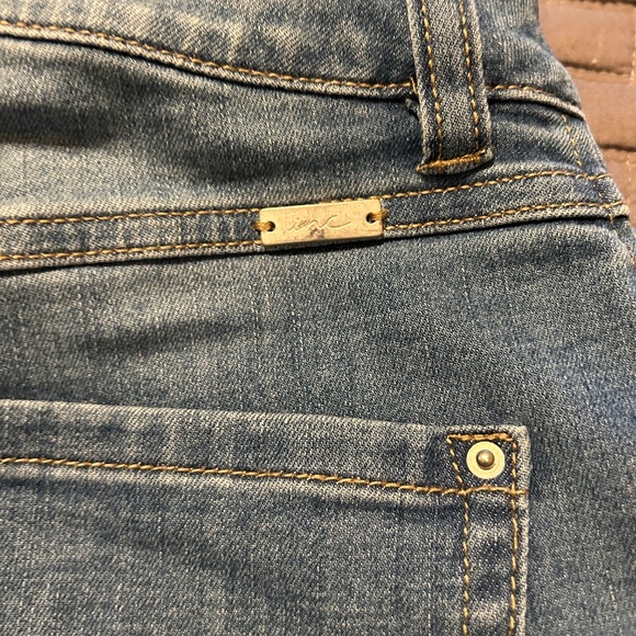 INC Denim | Front-Tie Raw Hem Straight Leg Jeans-Size 6 - Picture 6 of 9